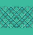 green blue check plaid pixel seamless pattern vector image vector image
