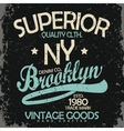 denim typography t-shirt graphics vector image