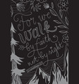 can we walk faith not sight vector image vector image