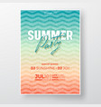 abstract background of sandy beach and sea waves vector image