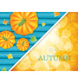 hello autumn vector image