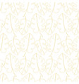 monstera leaf tropical leaves seamless pattern vector image vector image
