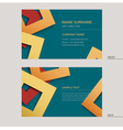 business name card template vector image vector image