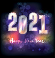 happy new year 2021 vector image