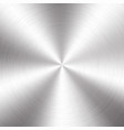 silver metallic radial gradient with scratches vector image