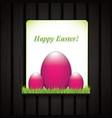 easter greeting card vector image