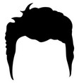 male hairstyle model barbershop logo man haircut vector image vector image