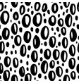hand drawn rough leopard seamless pattern texture vector image