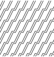 black and white seamless pattern modern stylish vector image