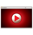 internet video web vector image vector image
