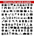 web icons vector image vector image