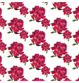 rose flowers pattern background vector image