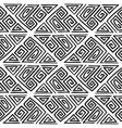 abstract monochrome seamless hand drawn pattern vector image