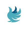 dove logo vector image vector image