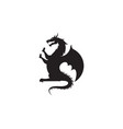dragon icon vector image vector image