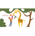 happy fathers day card paper cut style vector image