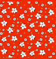 floral seamless pattern hand drawn vector image vector image