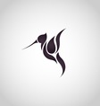 hummingbird logo vector image vector image