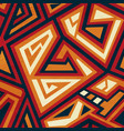 tribal geometric seamless pattern vector image vector image