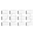 2013 calendar vector image vector image