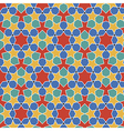 arabesque seamless pattern vector image