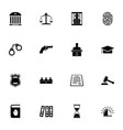 law justice icon - expand to any size change vector image
