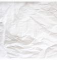texture of crumpled paper vector image