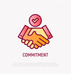 Hand shake logo Royalty Free Vector Image - VectorStock