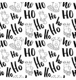 new year and christmas seamless pattern with ho vector image