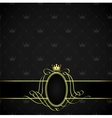 seamless vintage background with place for your vector image vector image