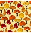 autumn seamless pattern with abstract stylized vector image vector image