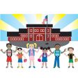kid school vector image