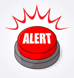 Red button Royalty Free Vector Image - VectorStock