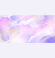violet lavender liquid watercolor marble vector image