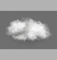 cloud fog smoke urban smog vector image