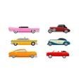 retro car vehicle vector image vector image