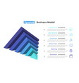 modern infographic template vector image
