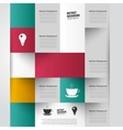 abstract background square color vector image