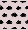 bat clouds pattern seamless night animals vector image
