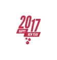 happy new year 2017 theme vector image