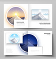 layout two covers templates vector image