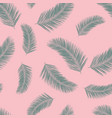 abstract exotic palm leaf plants seamless vector image