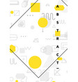 colorful trend geometric pattern vector image vector image