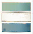 empty grunge banner collection vector image