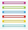 web button set vector image vector image