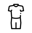swimming suit canoeing icon vector image vector image