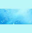 circles on water top view radial pattern on liquid vector image vector image