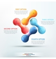 modern infographics options banner vector image
