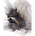 black background abstract painting modern marble vector image vector image
