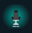 flat barbershop vector image